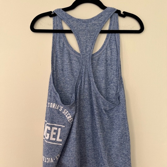 Victoria’s Secret Womens Blue Racerback Tank Top Medium Casual Summer Outdoor - Picture 8 of 15